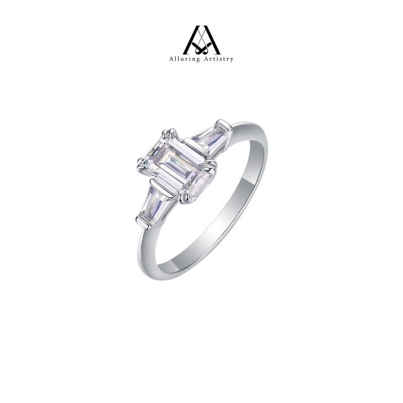 Thalor Moissanite 925 Silver Ring Female