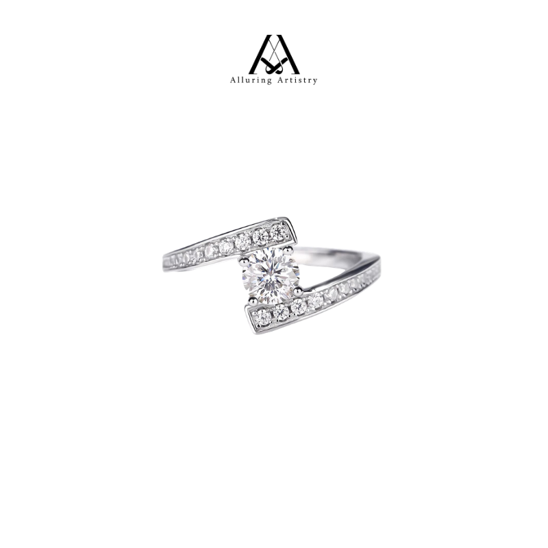 Zyra Moissanite 925 Silver Ring Female