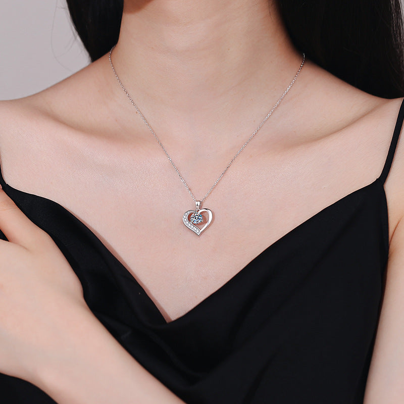 Avira Moissanite 925 Silver Necklace