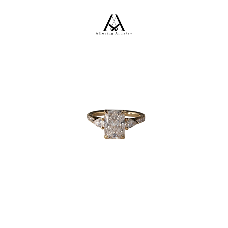 Lily Moissanite 925 Silver Female Ring