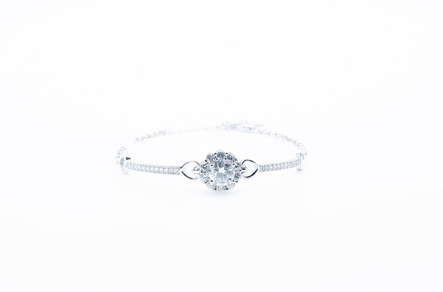 Amoura Moissanite 925 Silver Bracelet-BFT610