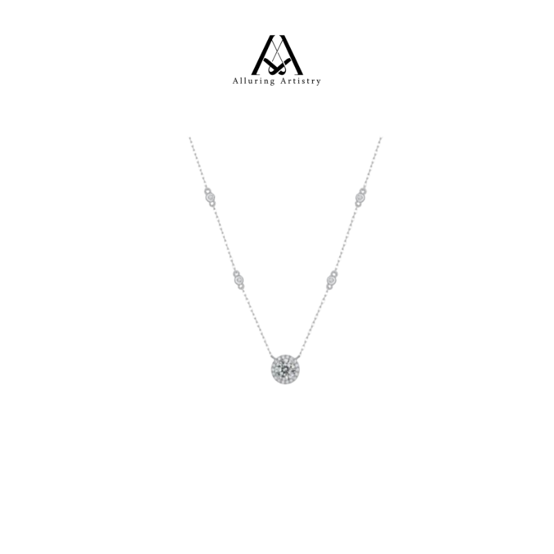 Étoile Moissanite 925 Silver Necklace