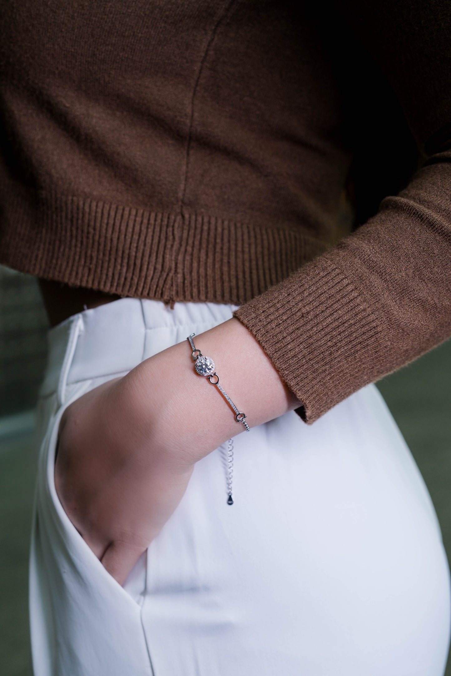 Clarion Moissanite 925 Silver Bracelet