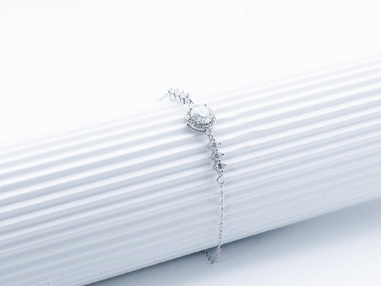 Elarose Moissanite 925 silver Bracelet-BFT611