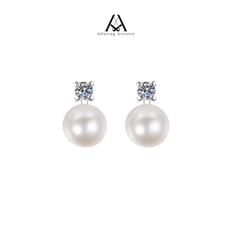 Maris Moissanite 925 Silver Earring