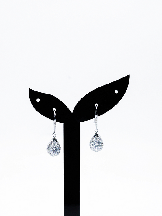 Amoura Moissanite 925 Silver Earring-AAE405