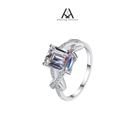 Zorelle Moissanite 925 Silver Earring