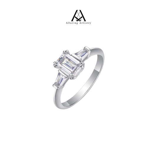 Thalor Moissanite 925 Silver Ring Female