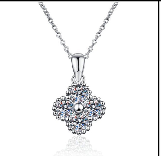 Irene Moissanite 925 Silver Necklace