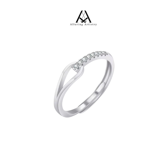 Selene Moissanite 925 Silver Ring Female