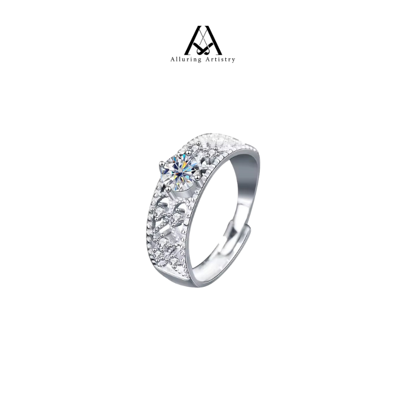 Camella Moissanite 925 Silver Ring Female
