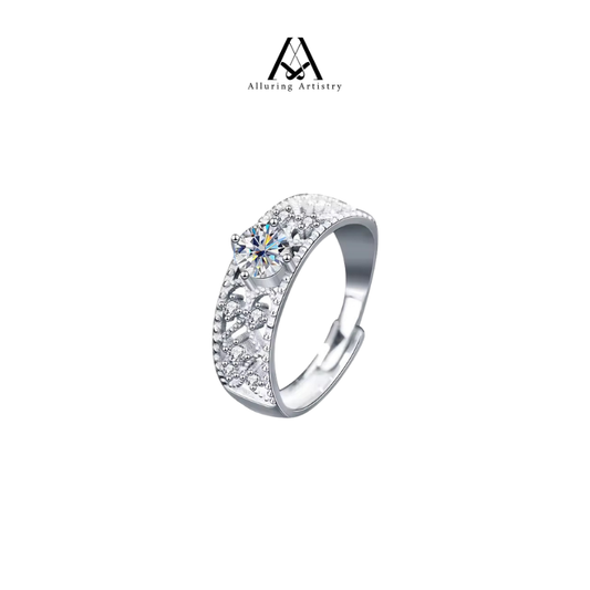 Camella Moissanite 925 Silver Ring Female