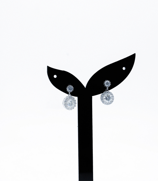 Astralis Moissanite 925 Silver Earring-AAE404