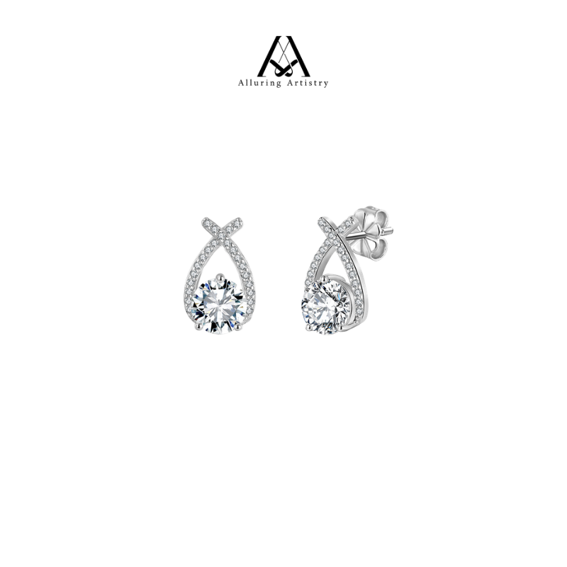 Celestia Moissanite 925 Silver Earring