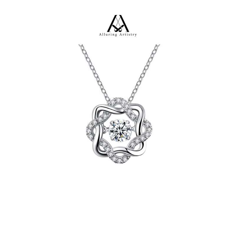 Elysian Moissanite 925 Silver Necklace