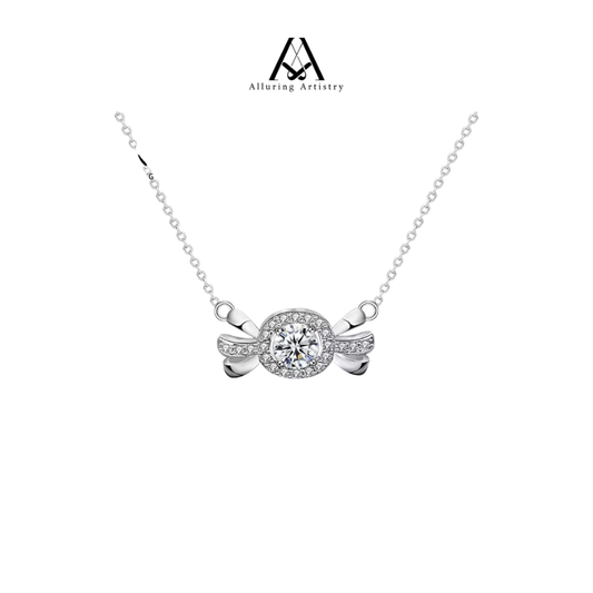 Veloura Moissanite 925 Silver Necklace