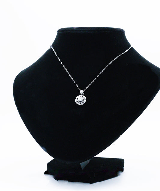 Aurealia Moissanite 925 Silver Necklace- NCE506