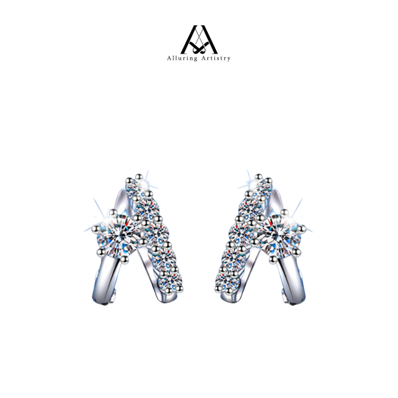 Isola Moissanite 925 Silver Earring