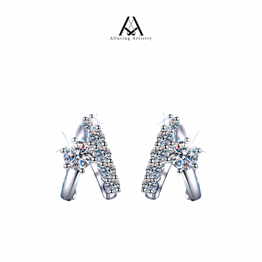 Isola Moissanite 925 Silver Earring