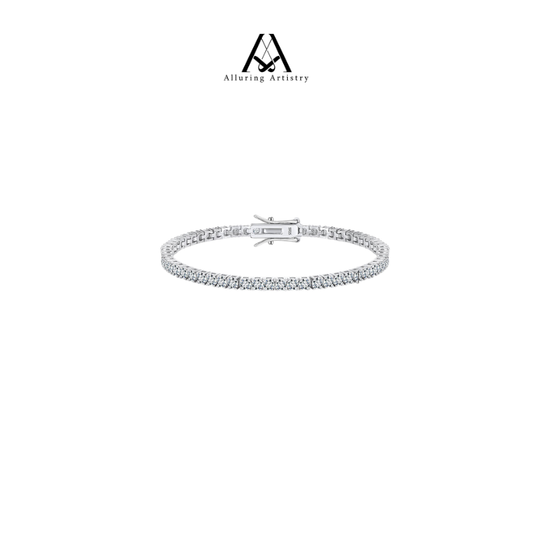 Classic Tennis Moissanite Bracelet
