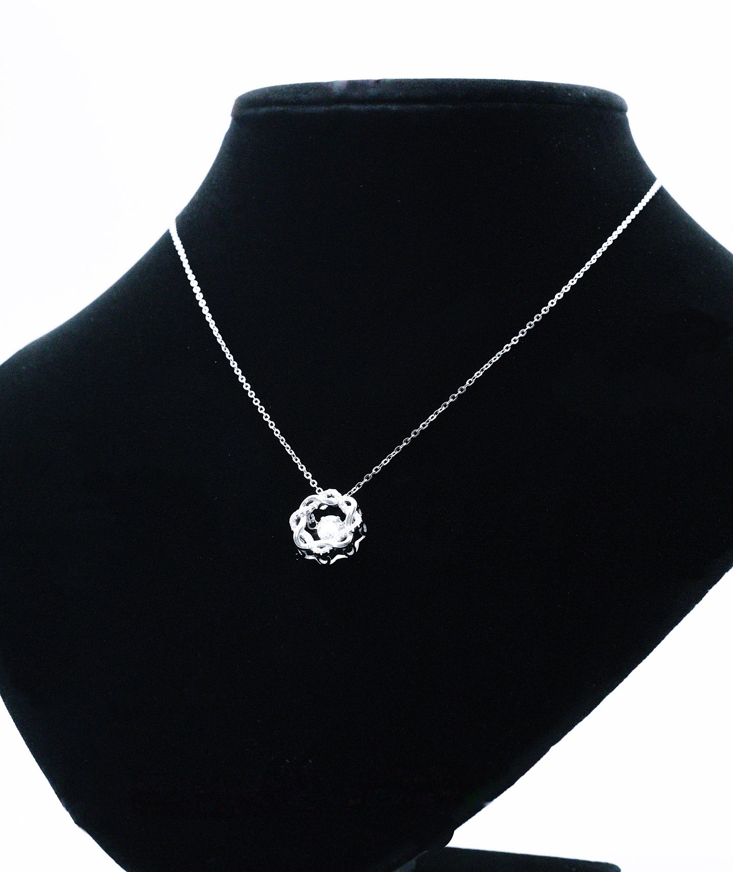 Elysian Moissanite 925 Silver Necklace-NCE501