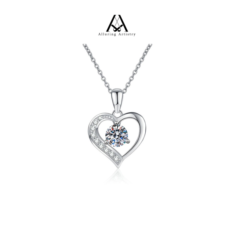 Avira Moissanite 925 Silver Necklace