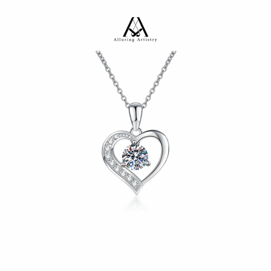 Avira Moissanite 925 Silver Necklace