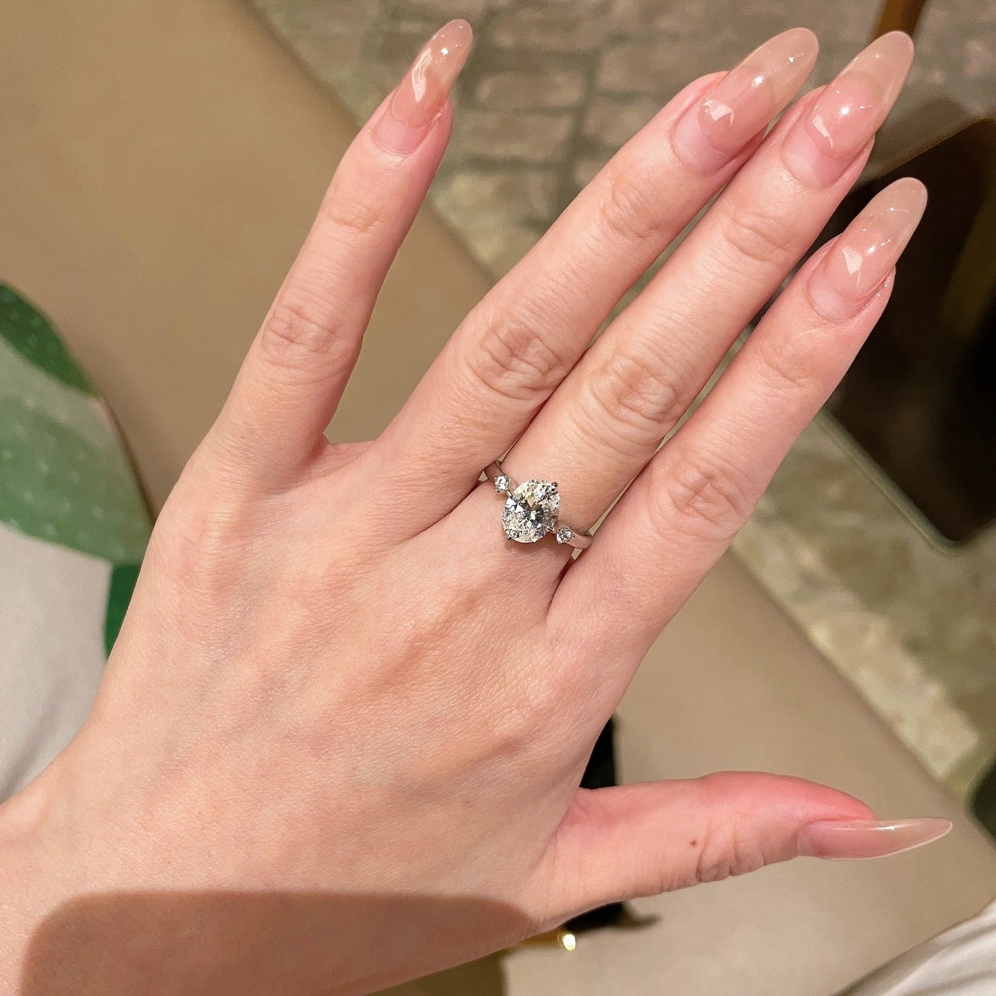 Lysandra Moissanite 925 Silver Female Ring