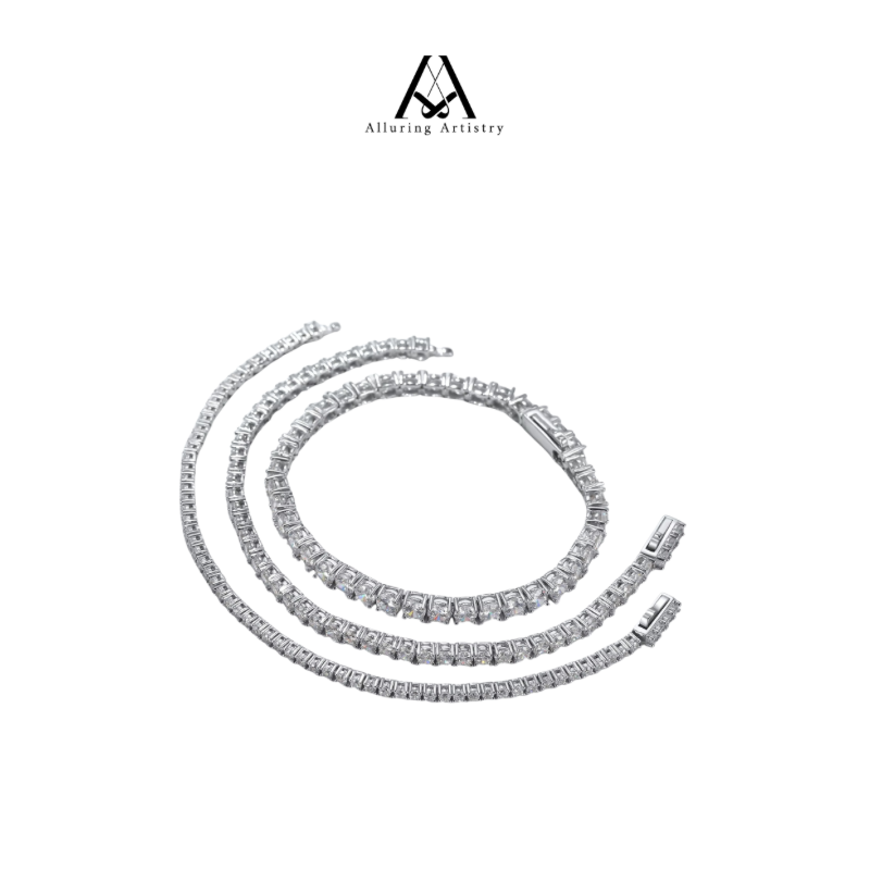 Classic Tennis Moissanite Bracelet