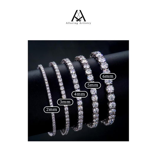 Classic Tennis Moissanite Bracelet
