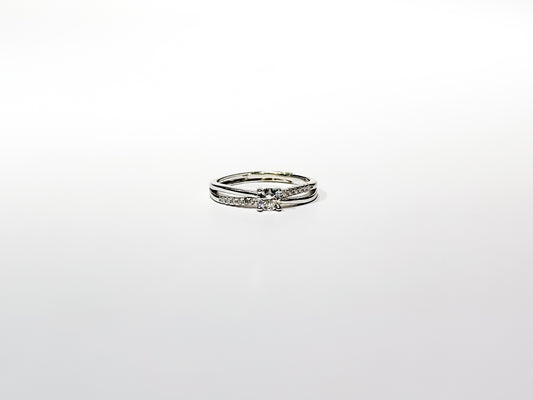 Aveline Moissanite 925 Silver Ring Female - AFR221