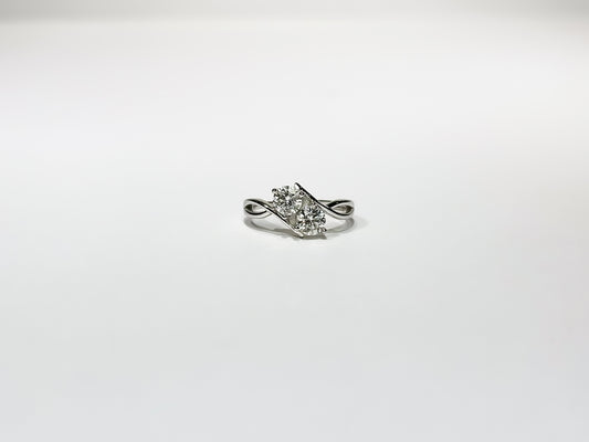 Twilight Moissanite 925 Silver Ring Female