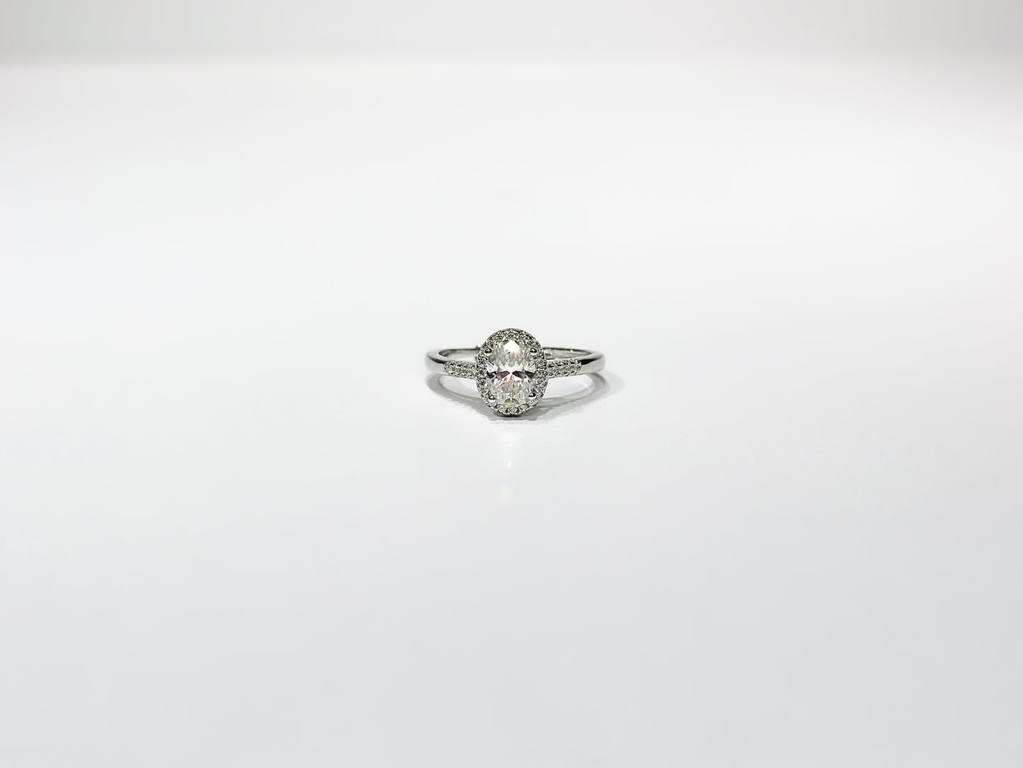 Elara Moissanite 925 Silver Ring Female