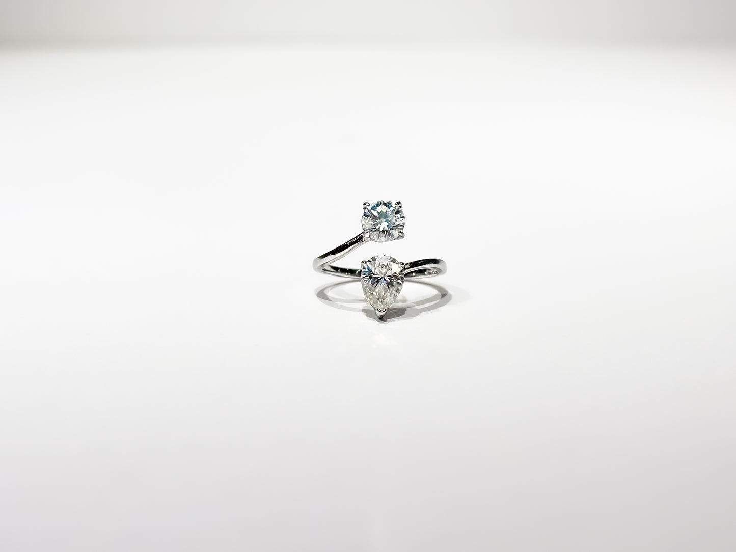Amara Moissanite 925 Silver Ring Female