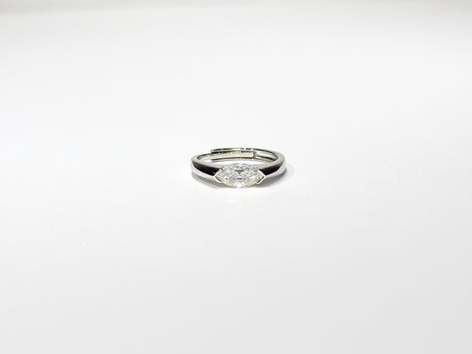 Saphira Moissanite 925 Silver Male Ring