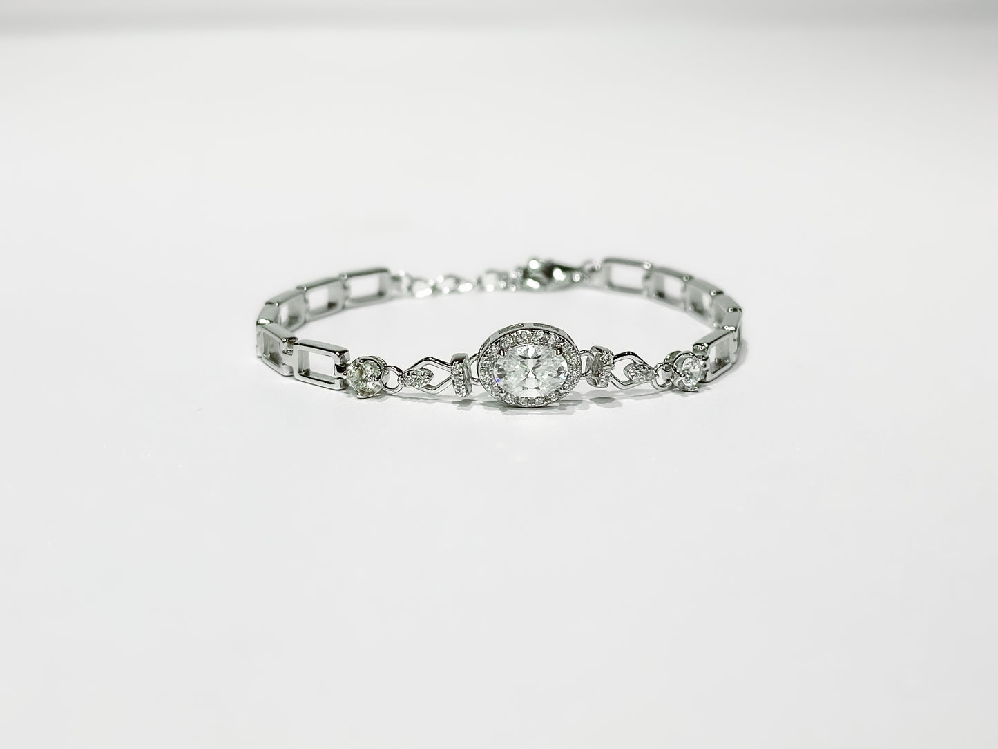 Celeste Moissanite 925 Silver Bracelet