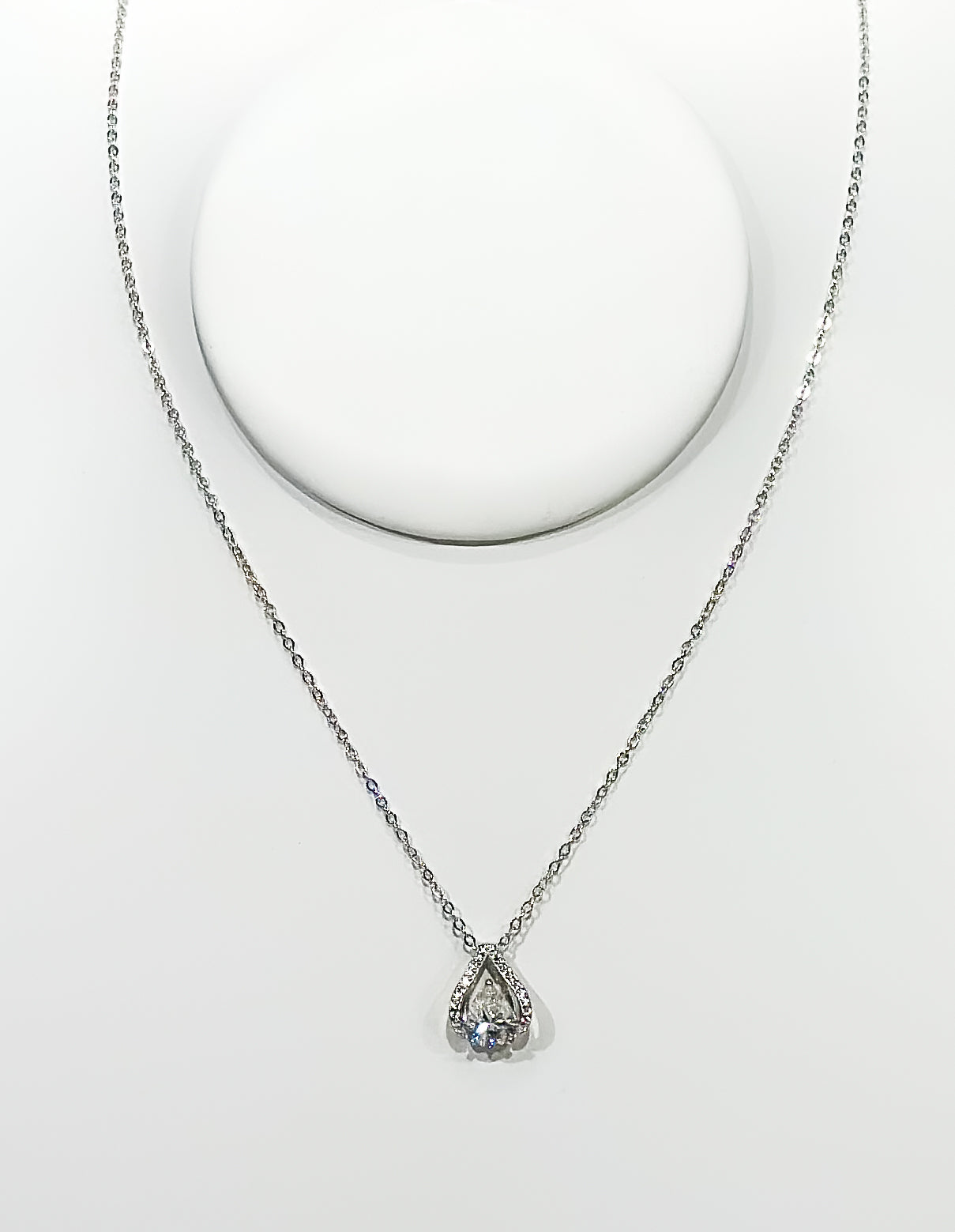 Valora Moissanite 925 Silver Necklace