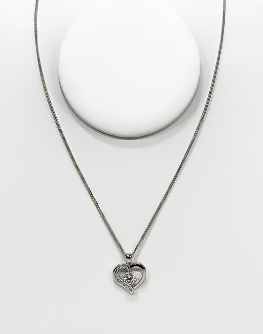 Avira Moissanite 925 Silver Necklace