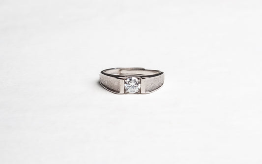 Elliot Moissanite 925 Silver Male Ring - AMR109