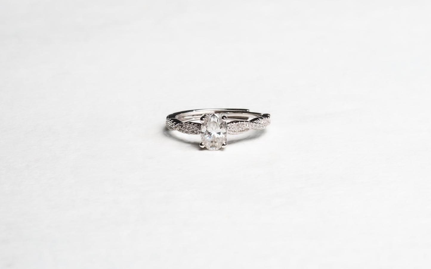 Julietta Moissanite 925 Silver Female Ring - AFR217