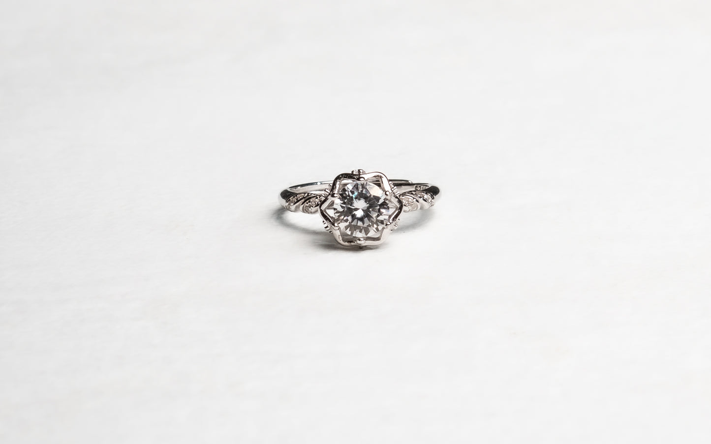 Liliana Moissanite 925 Silver Female Ring - AFR214