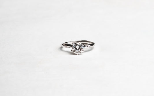 Nerina Moissanite 925 Silver Female Ring - AFR202