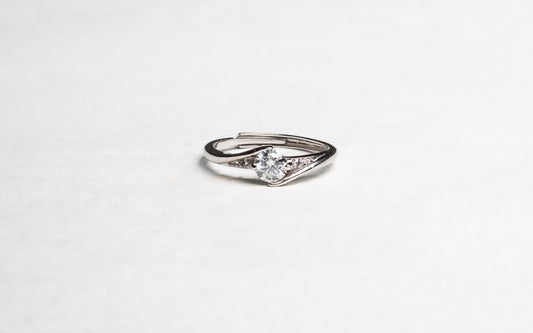 Nora Moissanite 925 Silver Female Ring - AFR209