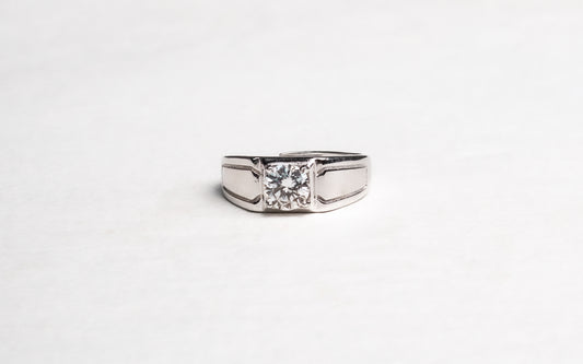 Raiven Moissanite 925 Silver Ring Male - AMR107